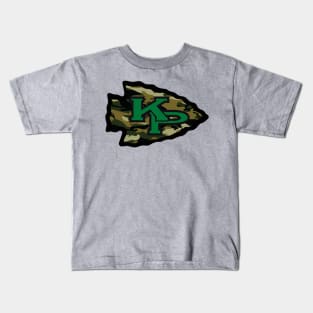 King Philip dark camouflage logo Kids T-Shirt